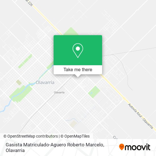 Mapa de Gasista Matriculado-Aguero Roberto Marcelo