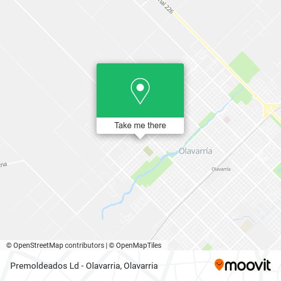 Mapa de Premoldeados Ld - Olavarria