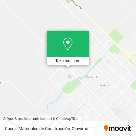 Mapa de Cuccia Materiales de Construcción