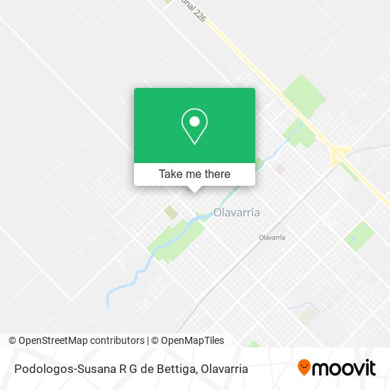 Mapa de Podologos-Susana R G de Bettiga