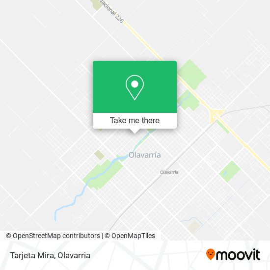 Tarjeta Mira map