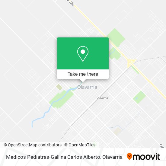 Mapa de Medicos Pediatras-Gallina Carlos Alberto