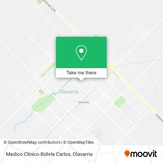Mapa de Medico Clinico-Bührle Carlos