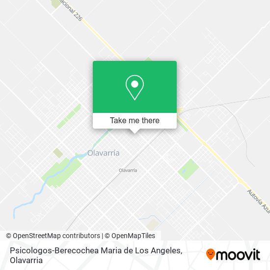Psicologos-Berecochea Maria de Los Angeles map