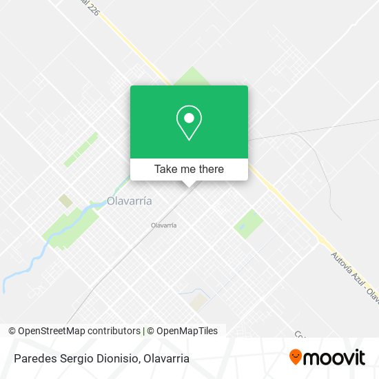 Paredes Sergio Dionisio map