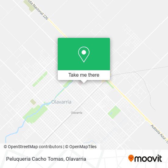 Mapa de Peluqueria Cacho Tomas