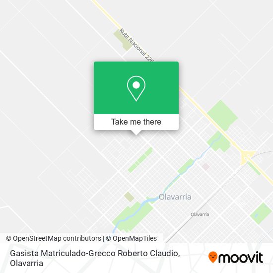 Mapa de Gasista Matriculado-Grecco Roberto Claudio