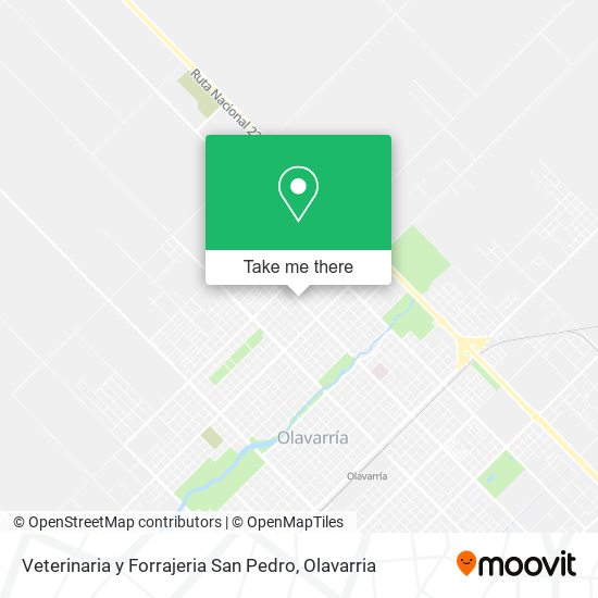 Mapa de Veterinaria y Forrajeria San Pedro