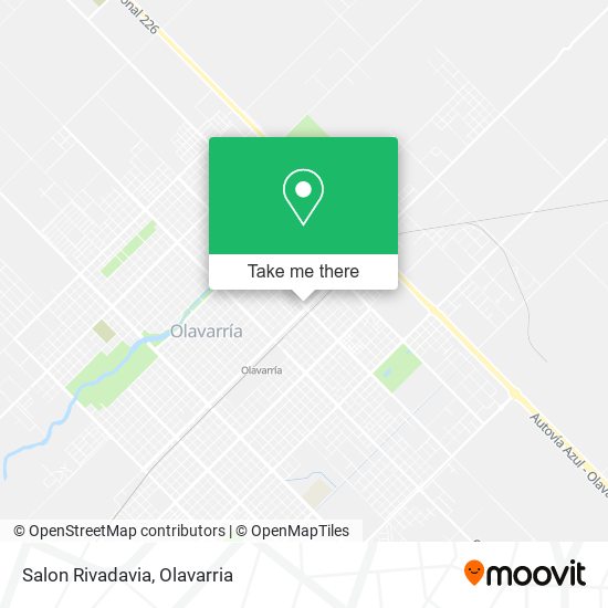 Salon Rivadavia map