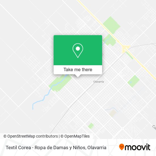 Textil Corea - Ropa de Damas y Niños map