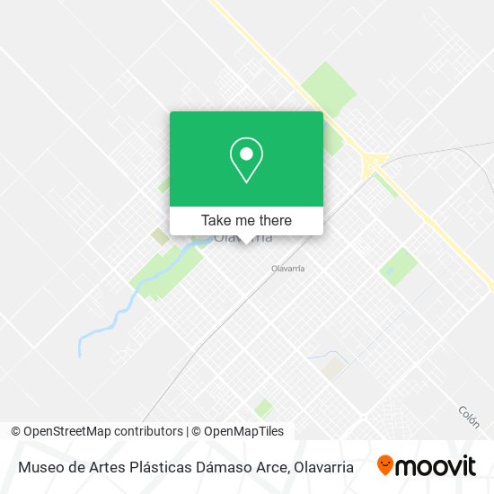 Mapa de Museo de Artes Plásticas Dámaso Arce