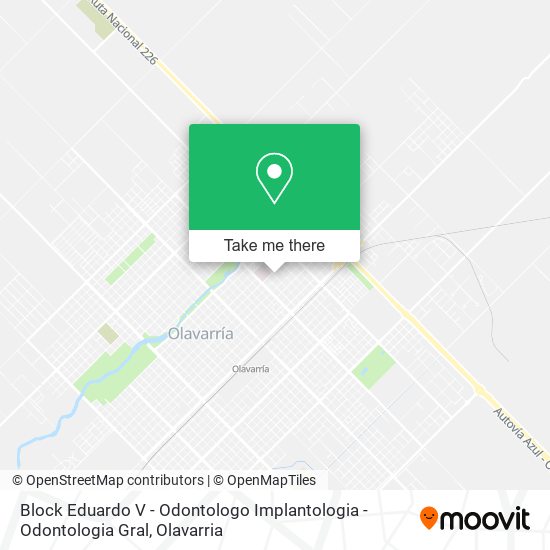 Mapa de Block Eduardo V - Odontologo Implantologia - Odontologia Gral