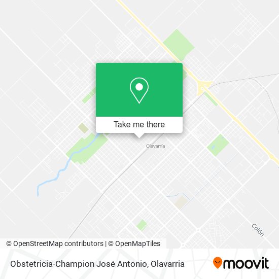 Obstetricia-Champion José Antonio map