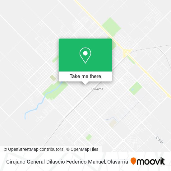 Cirujano General-Dilascio Federico Manuel map