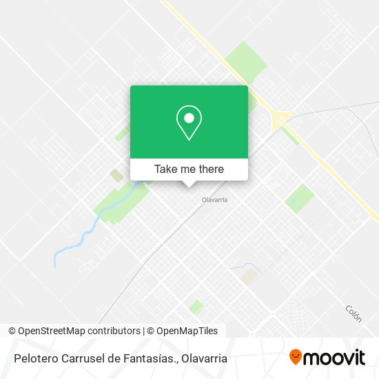 Pelotero Carrusel de Fantasías. map