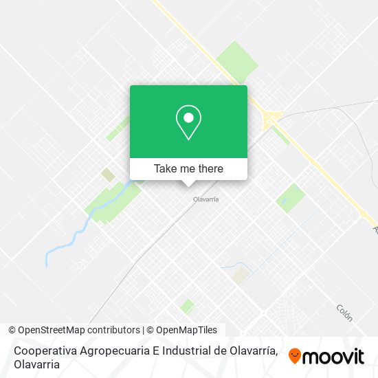 Cooperativa Agropecuaria E Industrial de Olavarría map