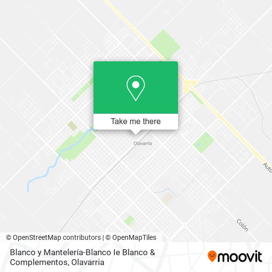 Blanco y Mantelería-Blanco Ie Blanco & Complementos map