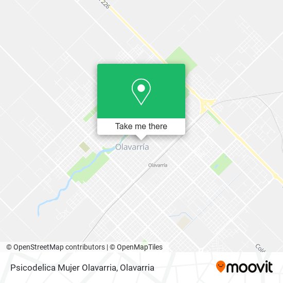 Mapa de Psicodelica Mujer Olavarria