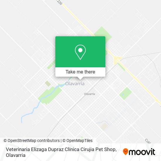 Mapa de Veterinaria Elizaga Dupraz Clínica Cirujia Pet Shop