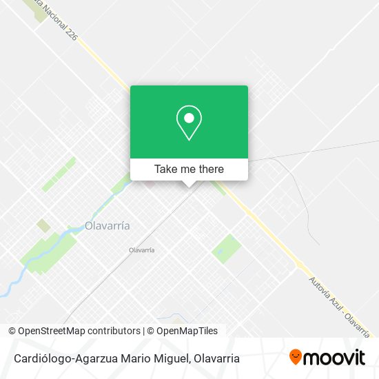 Mapa de Cardiólogo-Agarzua Mario Miguel