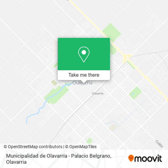 Mapa de Municipalidad de Olavarría - Palacio Belgrano