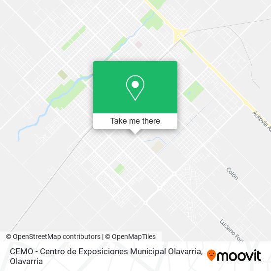 CEMO - Centro de Exposiciones Municipal Olavarria map