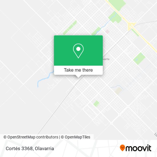 Cortés 3368 map