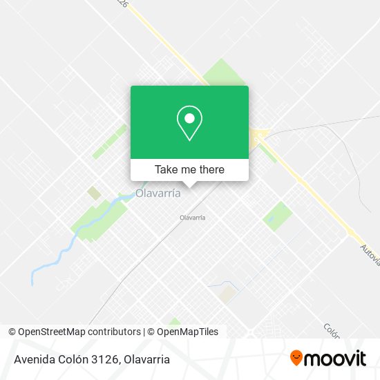 Mapa de Avenida Colón 3126