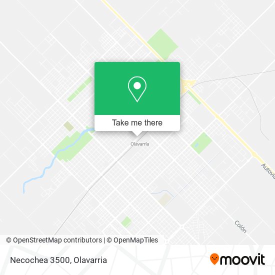 Mapa de Necochea 3500