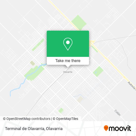 Terminal de Olavarría map