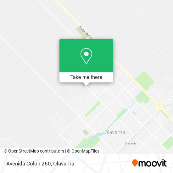 Avenida Colón 260 map