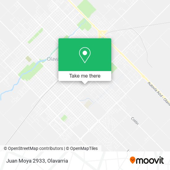 Juan Moya 2933 map