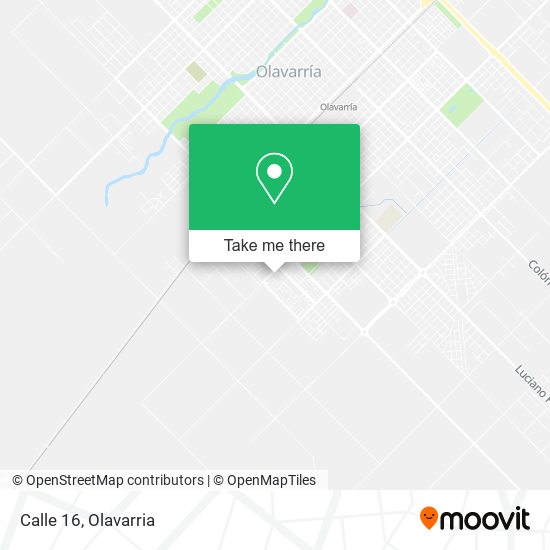 Calle 16 map