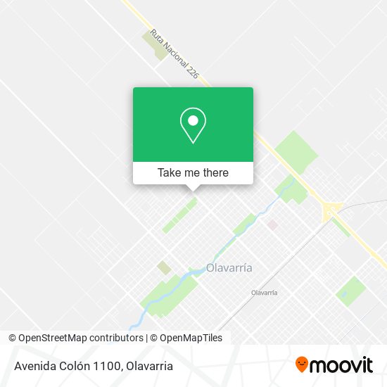 Avenida Colón 1100 map