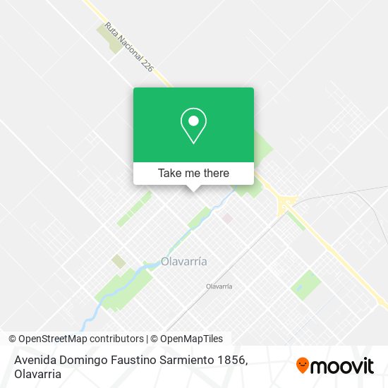 Avenida Domingo Faustino Sarmiento 1856 map