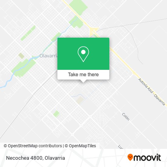 Necochea 4800 map