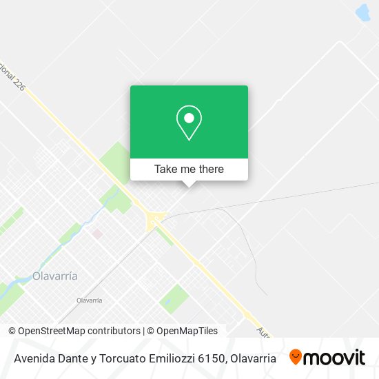 Avenida Dante y Torcuato Emiliozzi 6150 map