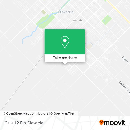 Mapa de Calle 12 Bis