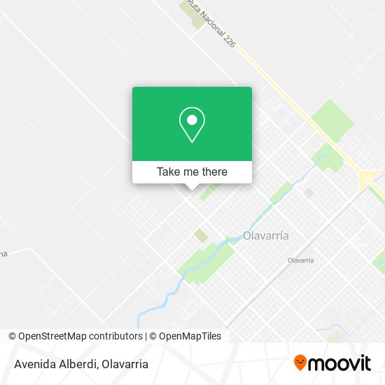 Avenida Alberdi map