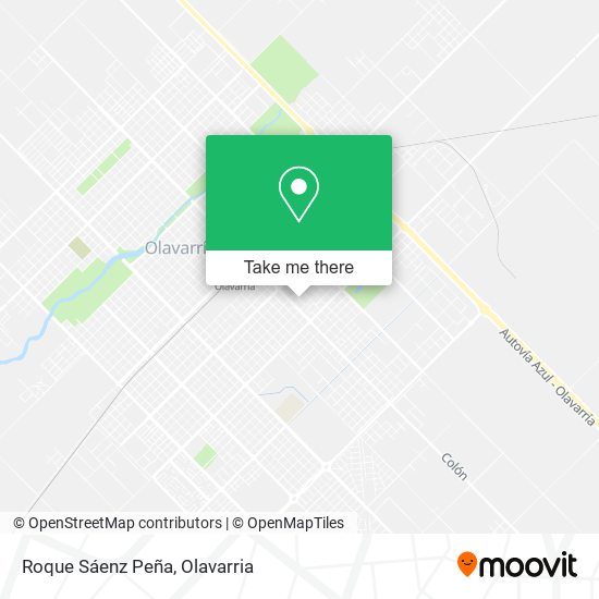 Mapa de Roque Sáenz Peña
