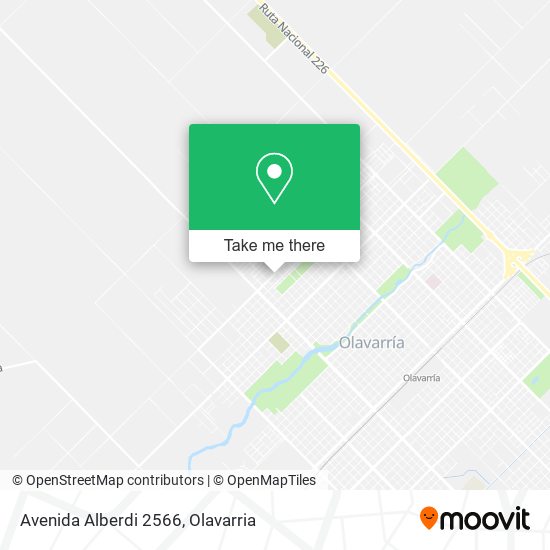 Avenida Alberdi 2566 map
