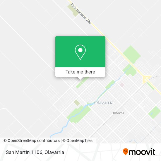 San Martín 1106 map