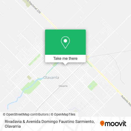 Rivadavia & Avenida Domingo Faustino Sarmiento map