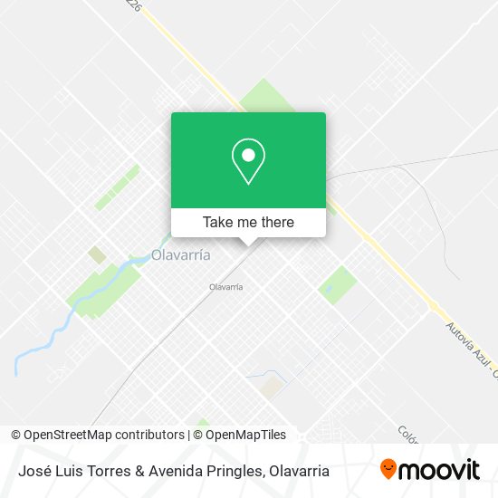 Mapa de José Luis Torres & Avenida Pringles