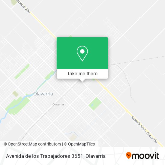 Mapa de Avenida de los Trabajadores 3651