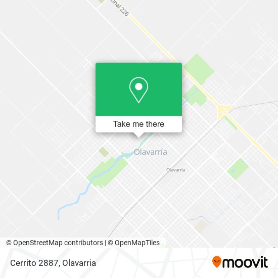 Mapa de Cerrito 2887