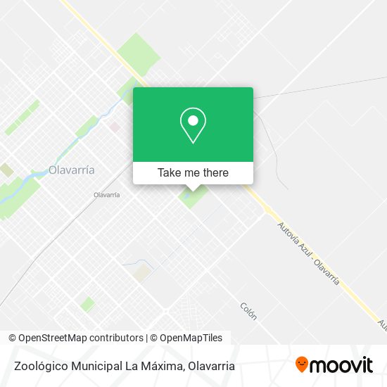 Zoológico Municipal La Máxima map