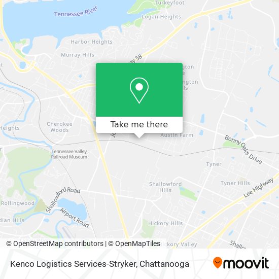Kenco Logistics Services-Stryker map