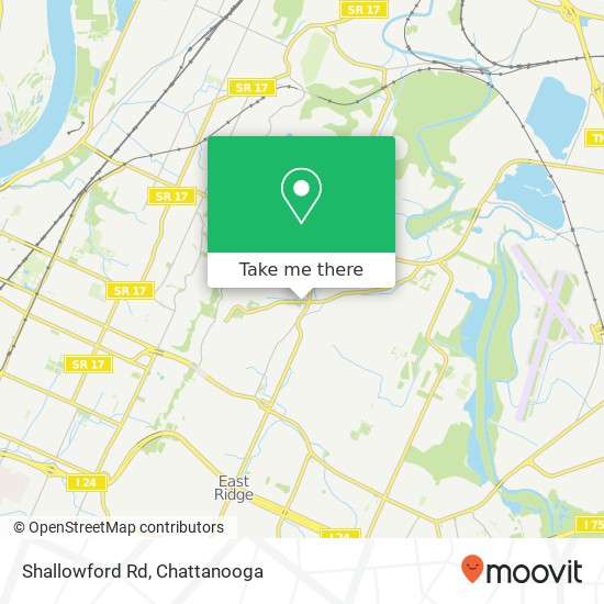 Shallowford Rd map