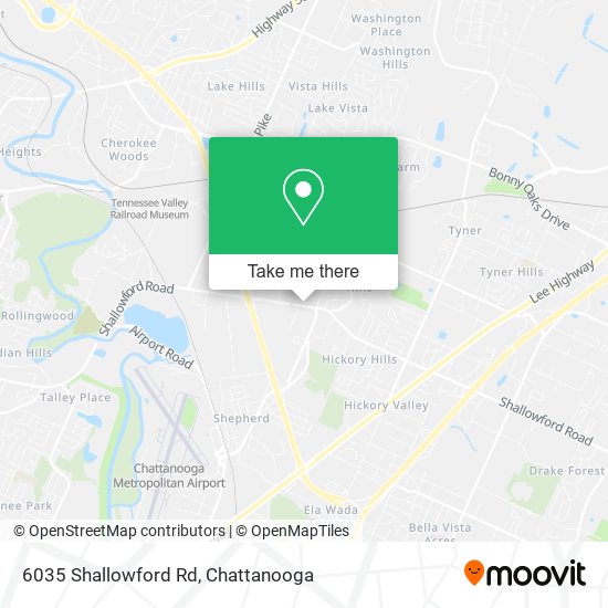 6035 Shallowford Rd map